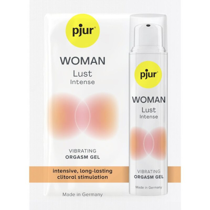 PJUR - GEL VIBRATÓRIO INTENSO WOMAN LUST DOSE ÚNICA PARA ORGASMO 1.5 ML