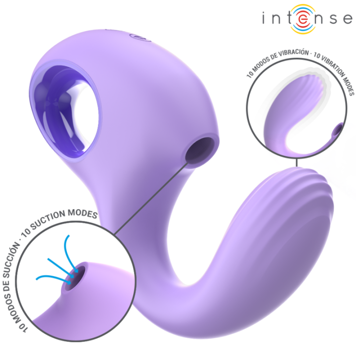 INTENSE - VIBRADOR E ESTIMULADOR BAXTER VIOLET
