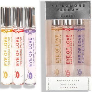 EYE OF LOVE - EOL PHR PARFUM 10 ML SET/3 - MORNING GLOW. ONE LOVE. AFTER DARK