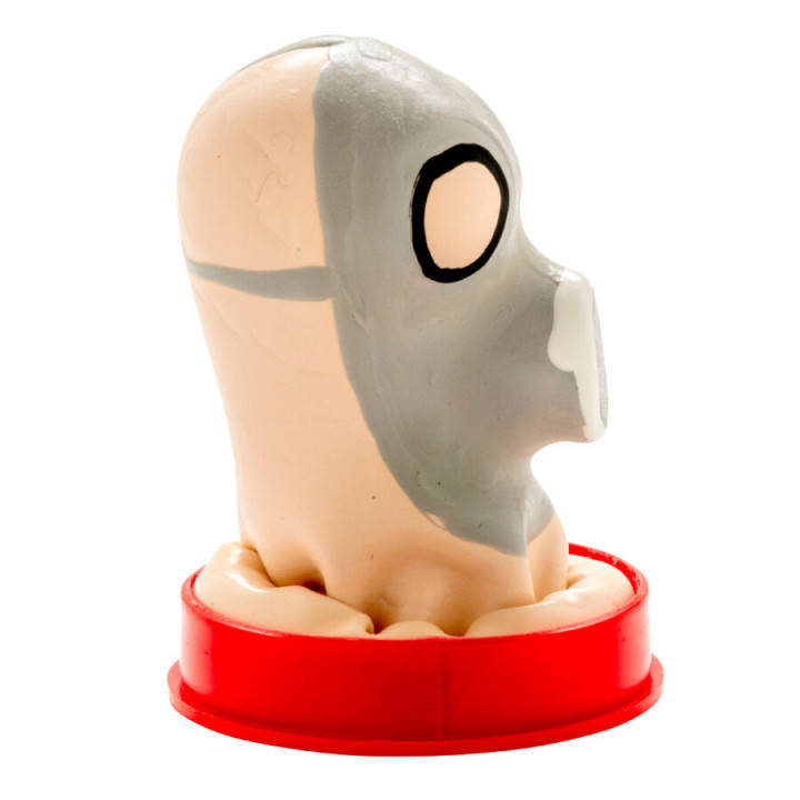 CONDOMERIE - MÁSCARA DE GÁS DE PRESERVATIVOS NOVIDADES PINTADOS À MÃO