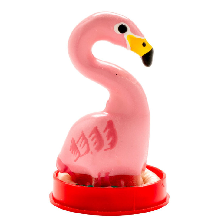 CONDOMERIE - PRESERVATIVOS NOVIDADES PINTADOS À MÃO FLAMINGO ROSA