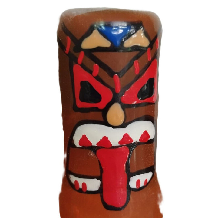 CONDOMERIE - PRESERVATIVOS NOVIDADES PINTADOS À MÃO TIKI TOTEM-01