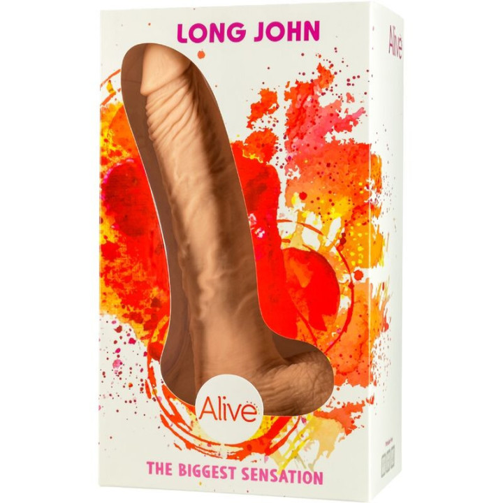 ALIVE - PÊNIS REALÍSTICO LONG JOHN 21.8 CM