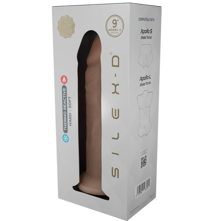 SILEXD - MODELO DE PÊNIS REALISTA 9 SILICONE LÍQUIDO 22.8 CM