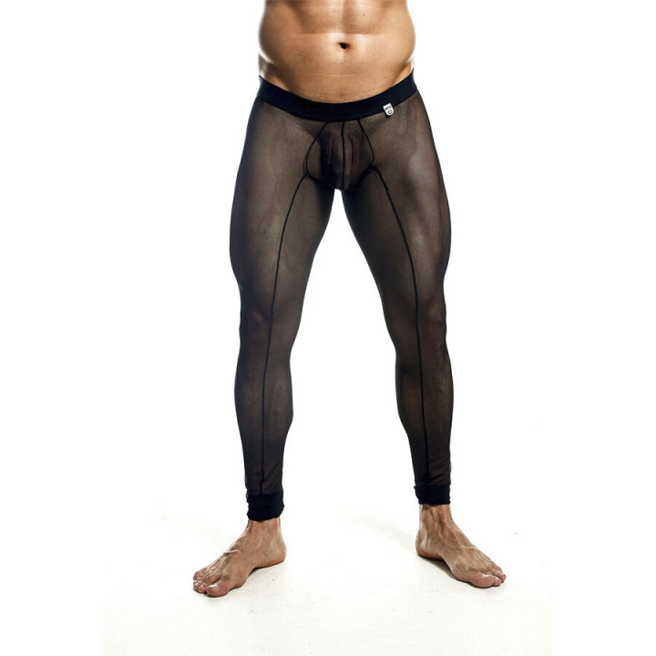 MOB - MEIA-CALÇA PRETA TRANSPARENTE TAMANHO P