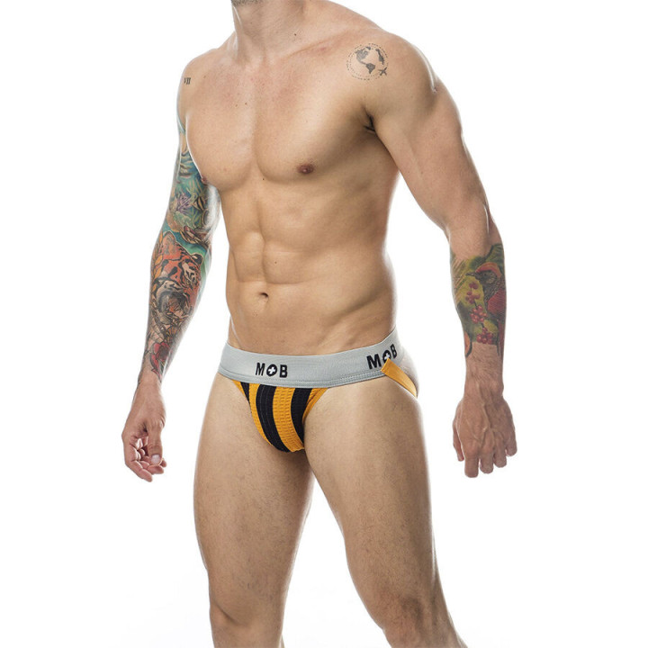 MOB - CALÇA CLASSIC JOCK STRIPE LARANJA TAMANHO XXL