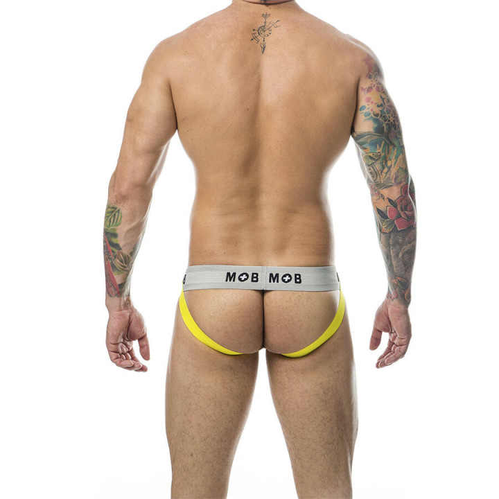 MOB - CALÇA CLASSIC JOCK STRIPE AMARELA TAMANHO G