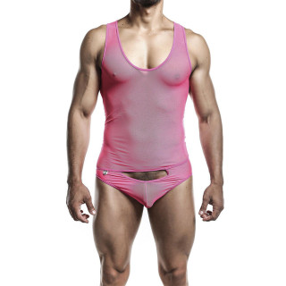 MOB - BODYSHEER ROSA TRANSPARENTE TAMANHO L/XL