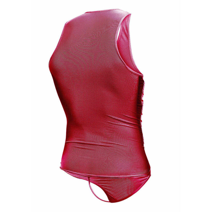 MOB - VERMELHO TRANSPARENTE BODYSHEER TAMANHO P/M