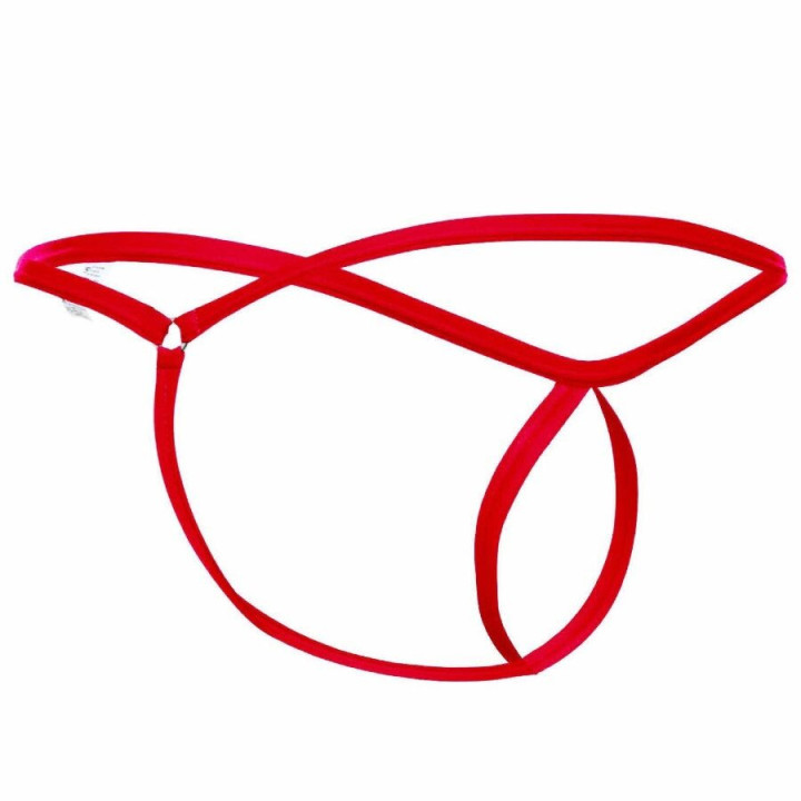 MOB - TANGA VERMELHA EM FORMATO DE LÁGRIMAS TAMANHO L/XL
