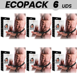 ECOPACK 6 UNIDADES - INTENSE ARNÊS OCO COM DILDO 16 X 3 CM