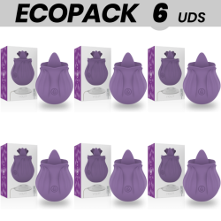 ECOPACK 6 UNIDADES - INTENSE ESTIMULADOR DE CLITÓRIS VIOLETA INTENSE - 10 VIBRAÕES LILS