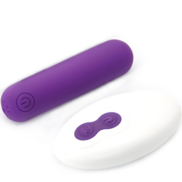 ARMONY - SPLASH JOLINE VIBRADOR BALA SILICONE CONTROLE REMOTO 10 VIBRAÇÕES 6.5 X 1.5 CM ROXO