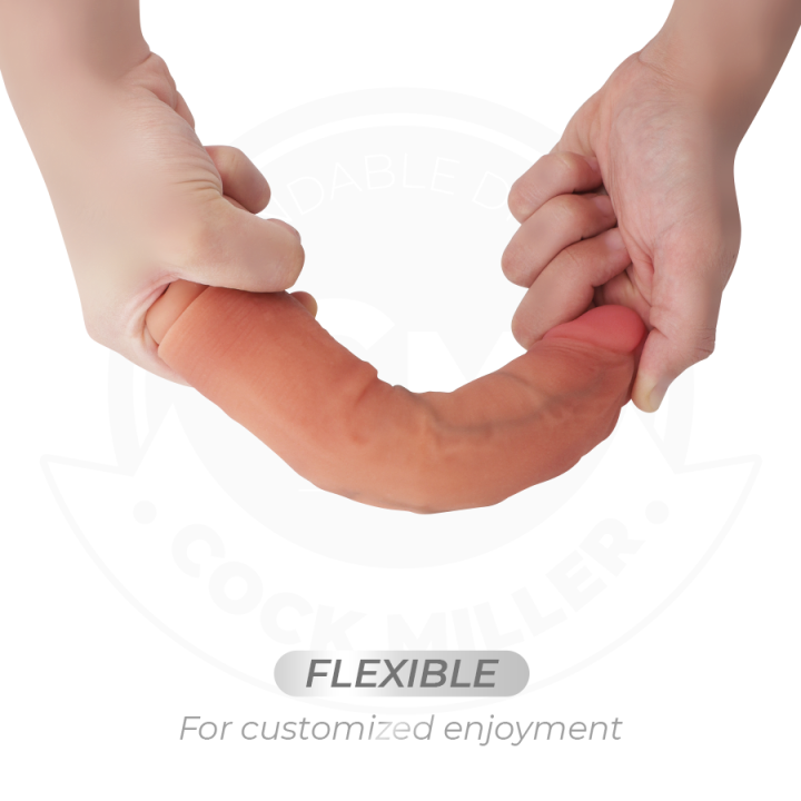 COCK MILLER - DILDO REALISTA COM VENTOSA E CONTROLE REMOTO VIBRAÇÃO 19.5 CM