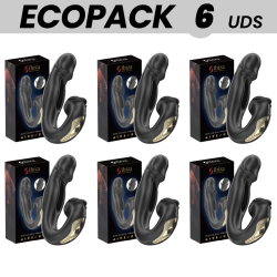 ECOPACKS 6 UNIDADES - VIBRADOR IBIZA ROSE COM EFEITO DE PRESSÃO E ESTIMULADOR DE CLITÓRIS