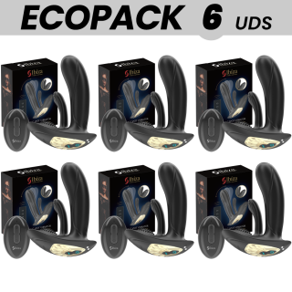 ECOPACKS 6 UNIDADES - VIBRADOR VESTÍVEL IBIZA COM ESTIMULAÇÃO DO PONTO G E CLITÓRIS COM CONTROLE REMOTO
