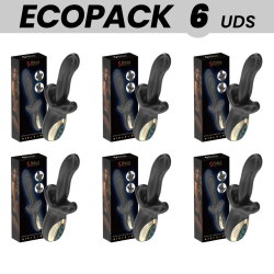 ECOPACKS 6 UNIDADES - IBIZA VIBRADOR PODEROSO COM EFEITO DE IMPULSÃO E MORDIDA