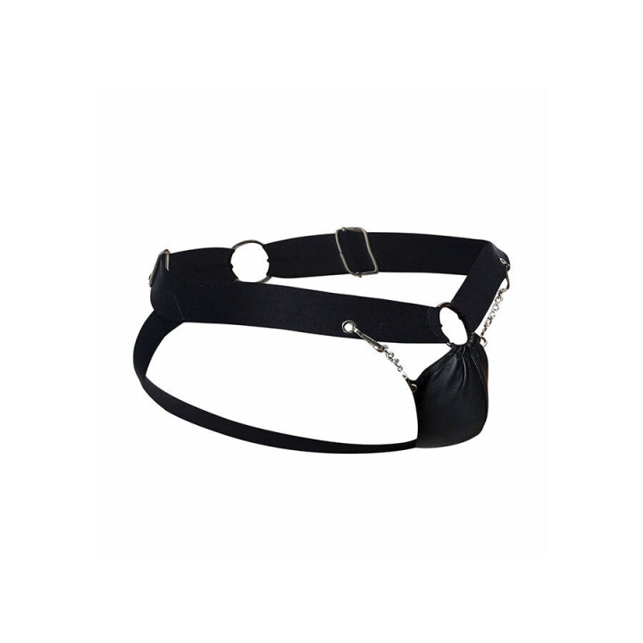 MOB - DNGEON BLACK CHAIN JOCKSTRAP TAMANHO ÚNICO