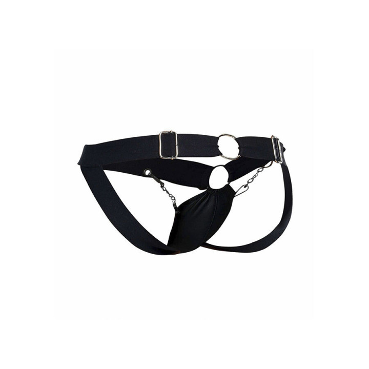 MOB - DNGEON BLACK CHAIN JOCKSTRAP TAMANHO ÚNICO