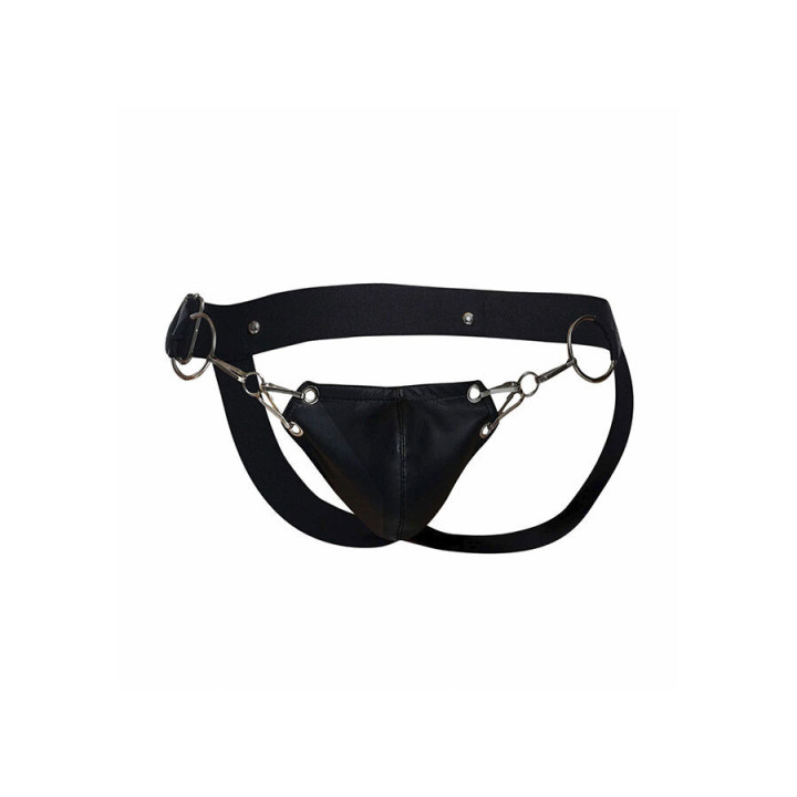 MOB - DNGEON JOCKSTRAP PRETO PRESSÃO TAMANHO ÚNICO