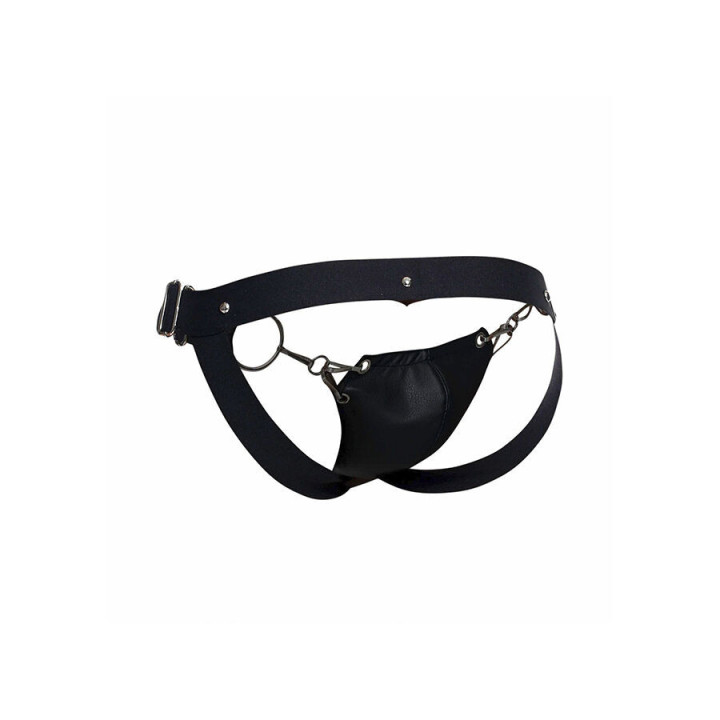 MOB - DNGEON JOCKSTRAP PRETO PRESSÃO TAMANHO ÚNICO