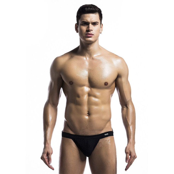 MOB - FETISH JOCKSTRAP SWIMSUIT PRETO TAMANHO S