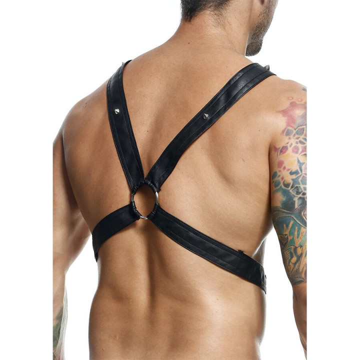 MOB - DNGEON CROSSED BLACK CHAIN HARNESS TAMANHO ÚNICO