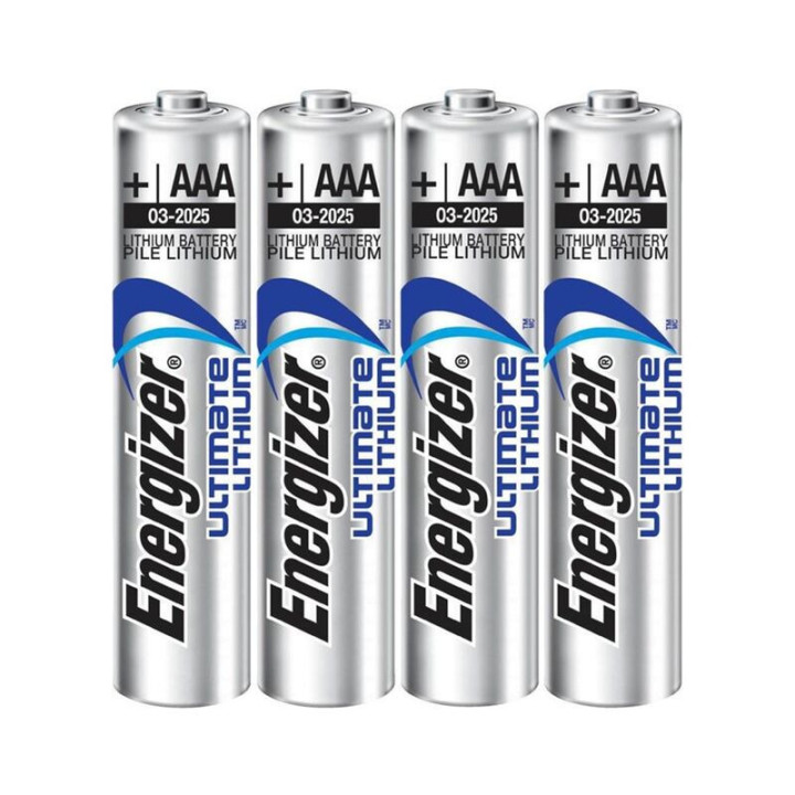 ENERGIZER - ULTIMATE LÍTIO AAA L92 LR03 1.5V *4
