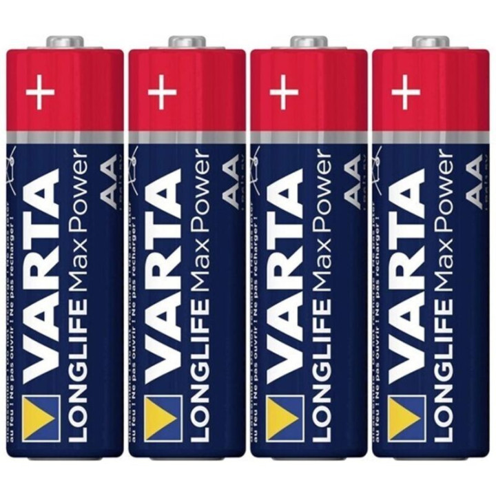 VARTA - PILHA RETRÁTIL AA LR6 ALCALINA MAX POWER*4
