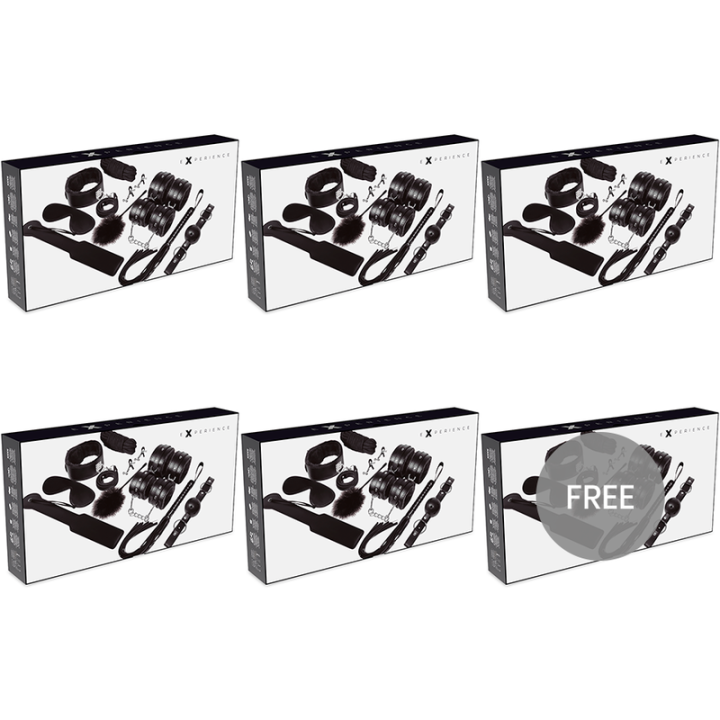 EXPERIENCE - KIT FETISH BDSM SÉRIE PRETA 5+1 GRTIS