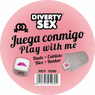 DIABLO PICANTE - DADOS DUROS BRANCOS COM POSIÇÕES DE MULHER E CUBO