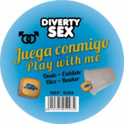 DIABLO PICANTE - DADO DURO DOURADO COM POSIÇÕES DE HOMENS E CUBO