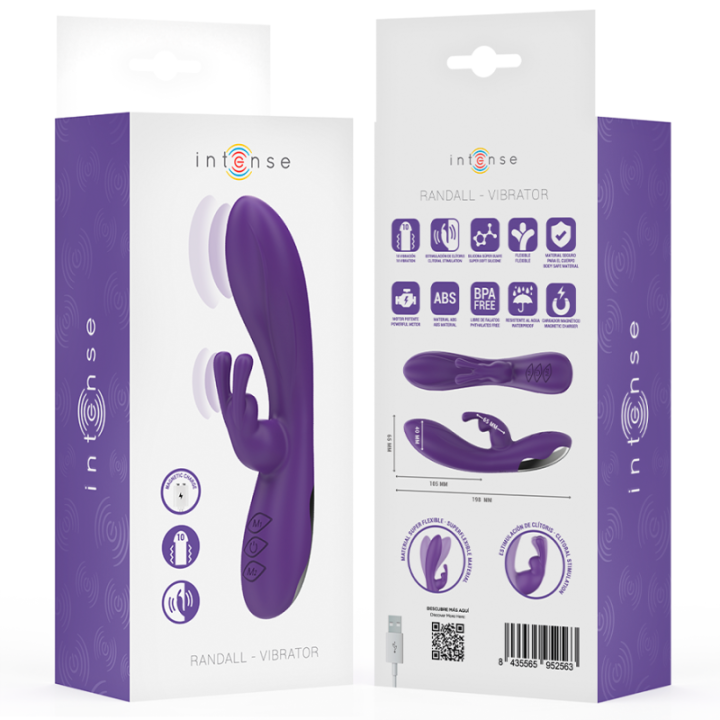 INTENSE - RANDALL RABBIT VIBRADOR 10 VIBRAÇÕES ROXO
