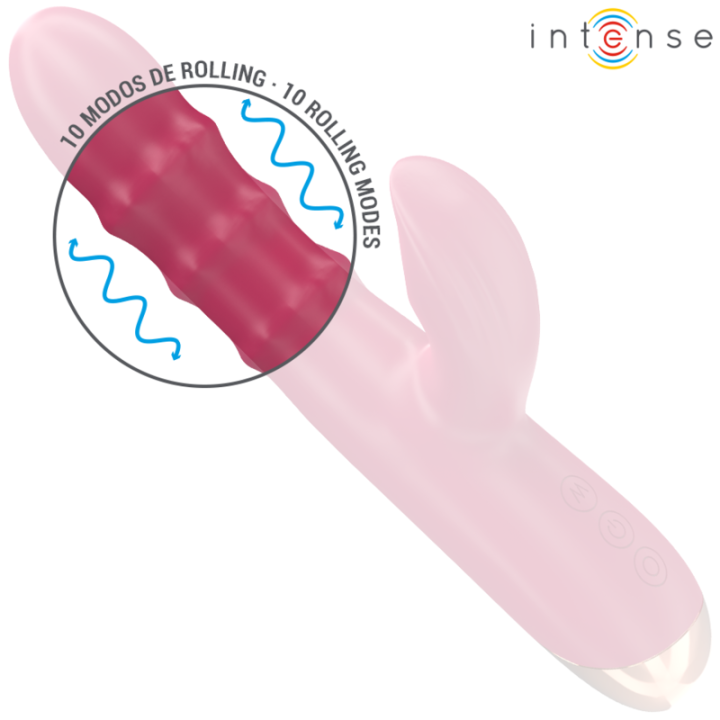 INTENSE - CHLOE VIBRADOR MULTIFUNCIONAL 3 EM 1 VERMELHO