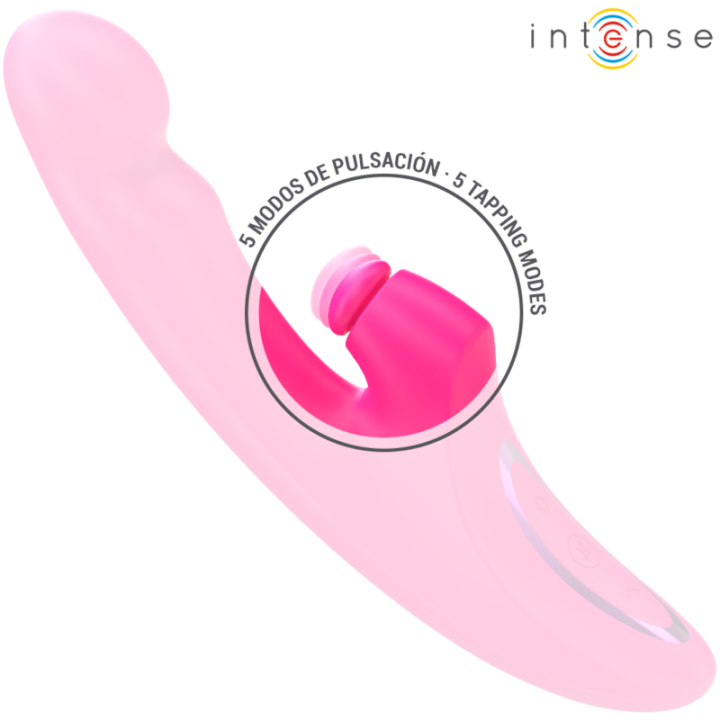 INTENSE - VIBRADOR EMI 13.5 CM MULTIFUNCIONAL 3 EM 1 10 VIBRAÇÕES ROSA