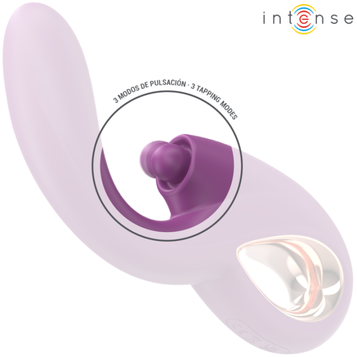 INTENSE - LALI MULTIFUNCIONAL VIBRADOR DE PONTO G COM BATIDA. IMPULSÃO E VIBRAÇÃO ROXO