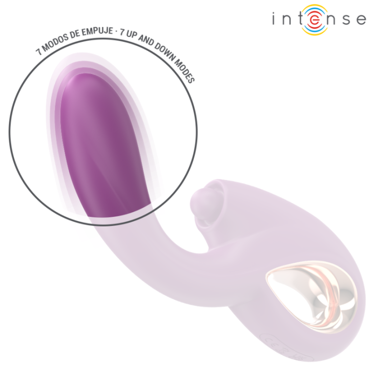 INTENSE - LALI MULTIFUNCIONAL VIBRADOR DE PONTO G COM BATIDA. IMPULSÃO E VIBRAÇÃO ROXO