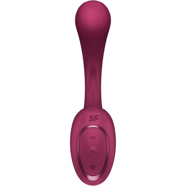 SATISFYER - G FOR GODDESS 2 RABBIT VIBRATOR BOTTLE BORDEAUX