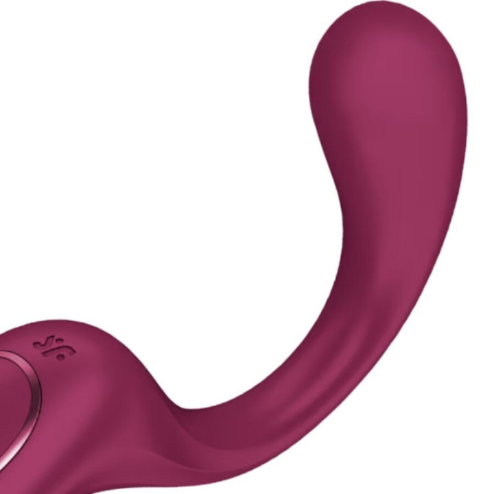 SATISFYER - G FOR GODDESS 2 RABBIT VIBRATOR BOTTLE BORDEAUX