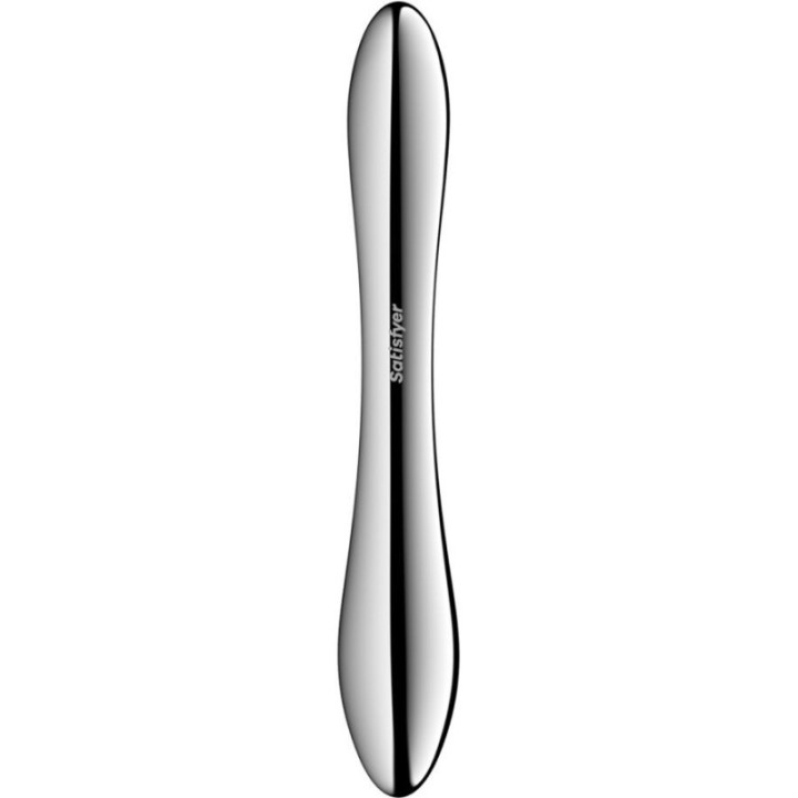 SATISFYER - PURE GRAVITY 1 DILDO DE AÇO INOXIDÁVEL COM DUAS EXTREMIDADES