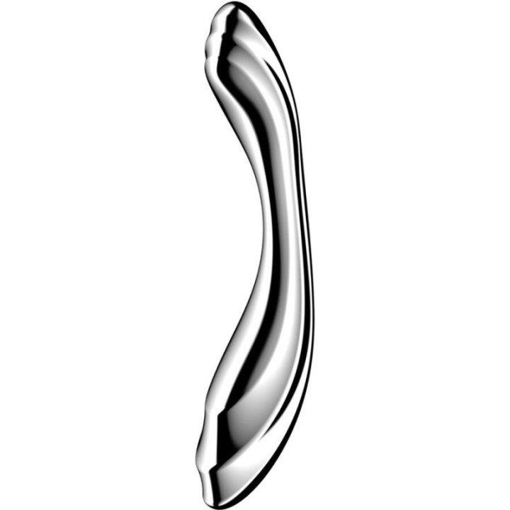 SATISFYER - PURE GRAVITY 2 DILDO DE AÇO INOXIDÁVEL COM DUAS EXTREMIDADES