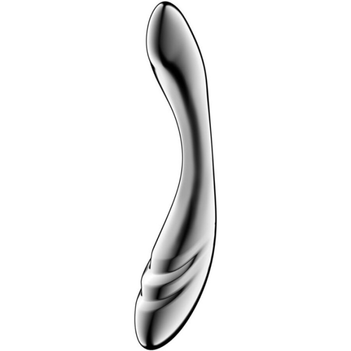 SATISFYER - PURE GRAVITY 3 DILDO DE AÇO INOXIDÁVEL COM DUAS EXTREMIDADES