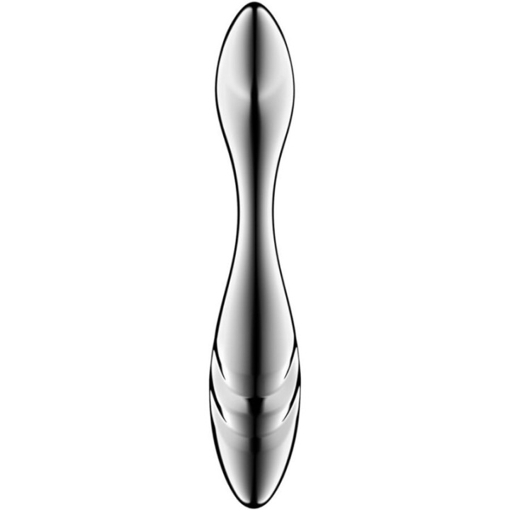SATISFYER - PURE GRAVITY 3 DILDO DE AÇO INOXIDÁVEL COM DUAS EXTREMIDADES