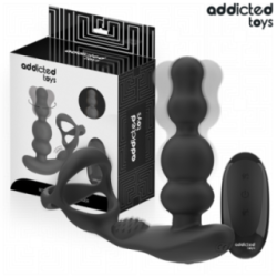 ADDICTED TOYS - MASSAGEADOR DE PRÓSTATA GIRATÓRIO COM CONTROLE REMOTO