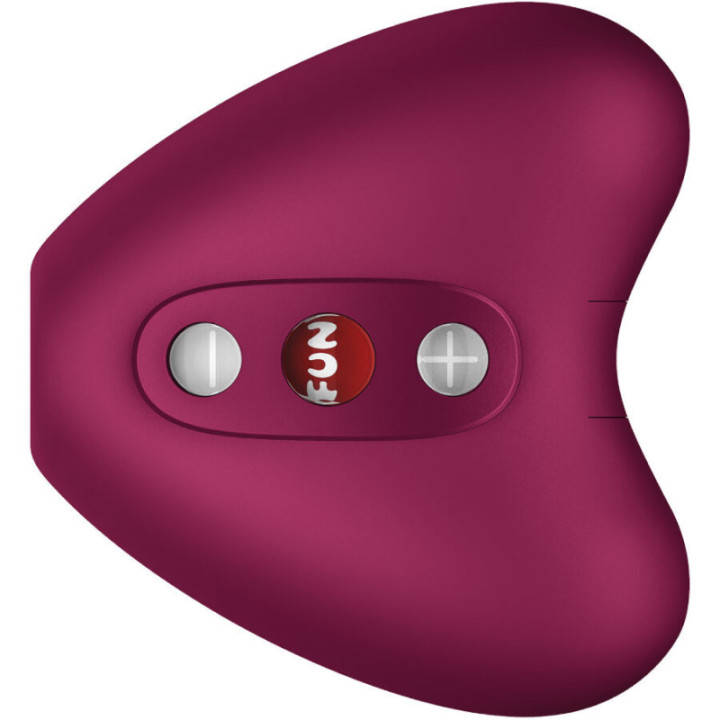 FUN FACTORY - VIBRADOR LIBERA AIR PULSE VERMELHO VINHO