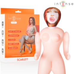 INTENSE DOLLS - BONECA INFLÁVEL SCARLETT COM TRÊS ORIFÍCIOS