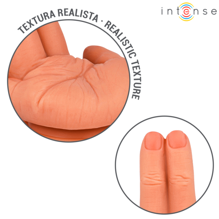 INTENSE - ESTIMULADOR DE PONTO G LEELA MÃO FLEXÍVEL 12.6 CM