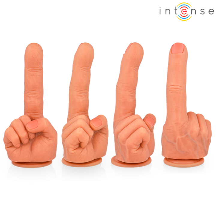 INTENSE - ESTIMULADOR DE PONTO G HUBERT MÃO FLEXÍVEL 14.2 CM