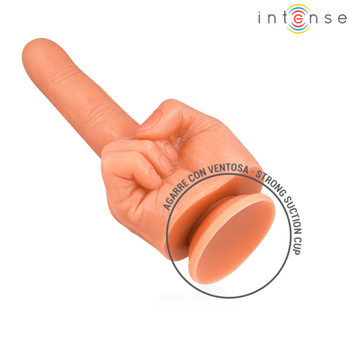 INTENSE - ESTIMULADOR DE PONTO G HUBERT MÃO FLEXÍVEL 14.2 CM