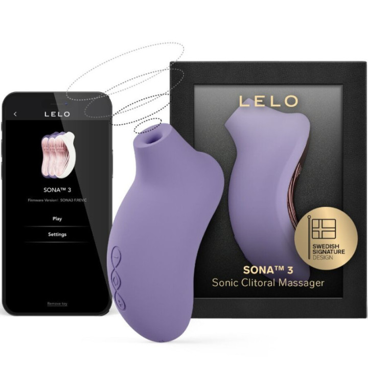 LELO - SONA 3 MASSAGEADOR CLITÓRICO SÔNICO VIOLET CREPÚSCULO